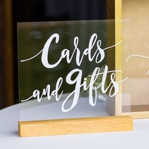 Cards & Gift Wedding Table Sign